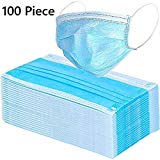 100 Pack Disposable Protective Surgical Masks - Face Mask for...