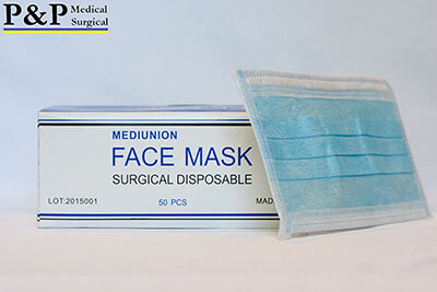 P& P Medical Surgical EarLoop Disposable Medical Mask