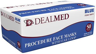 Dealmed Disposable Blue Medical Mask